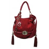 Sac Lancel Pas Cher Brigitte Bardot Alcantara Rouge